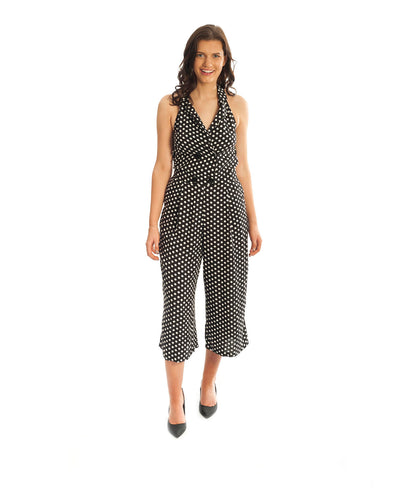 Rental dress | Monochrome polka dot jumpsuit | Hirestreetuk.com